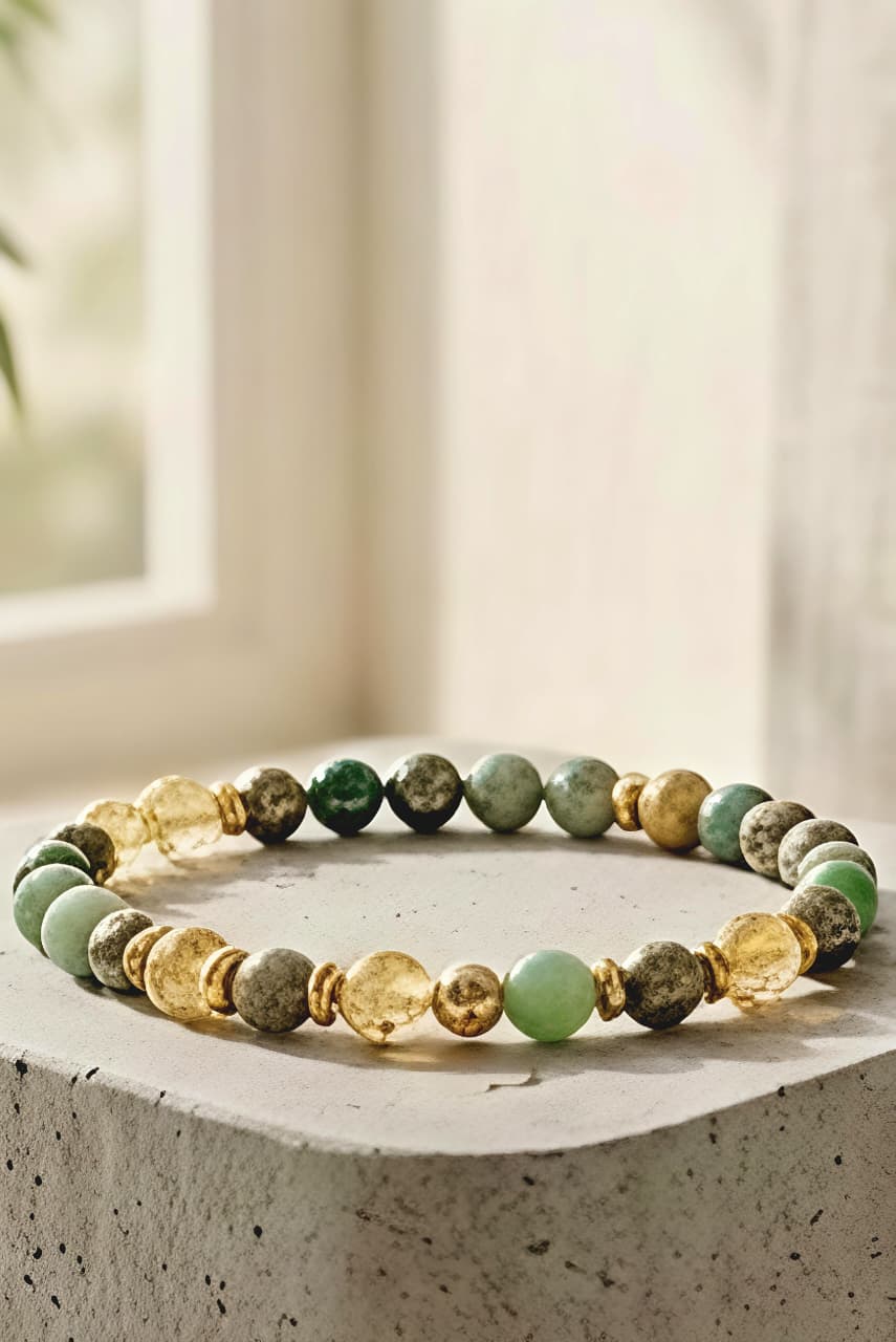 मनी मॅग्नेट क्रिस्टल ब्रेसलेट